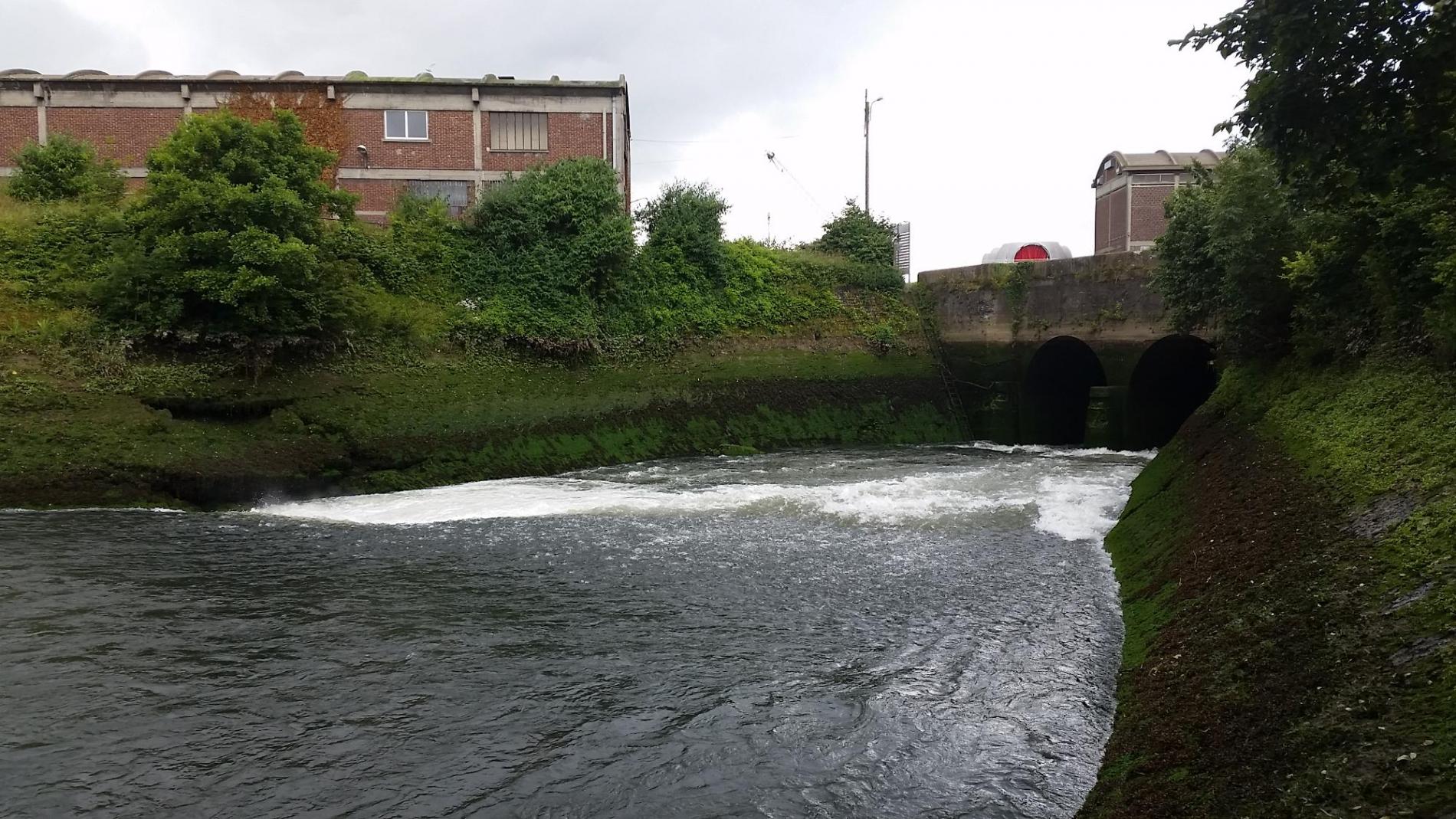 Rivière l'Arques port de Dieppe