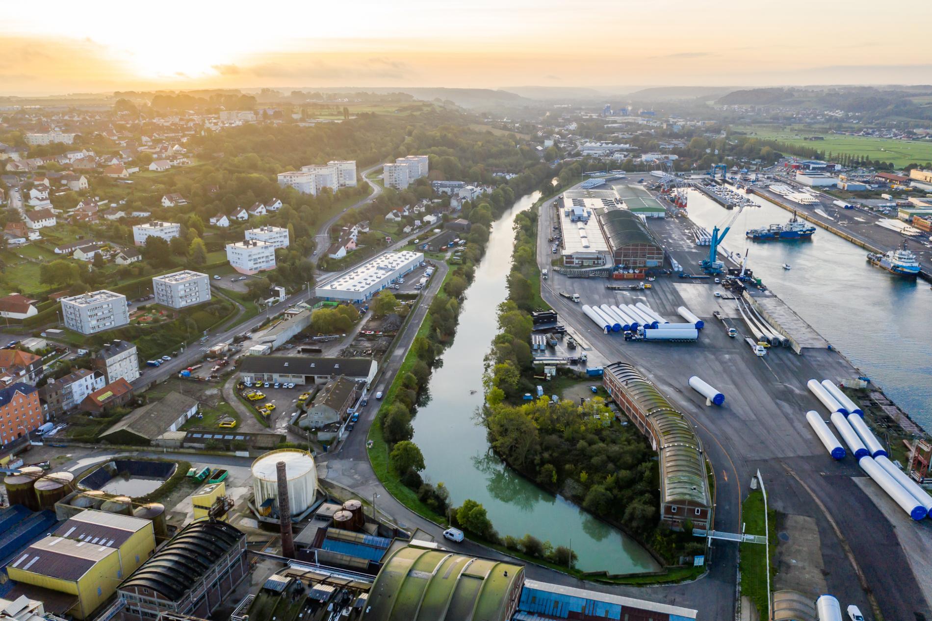Port de Dieppe rivière l'Arques