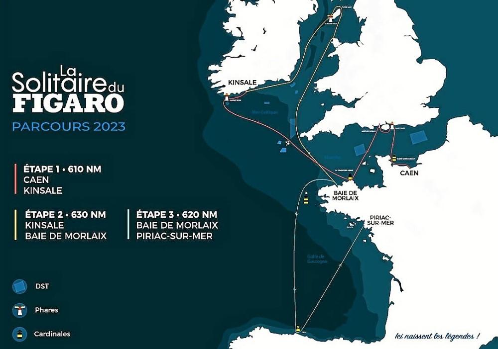 PortdeCaen-Ouistreham-SolitaireduFigaro-Parcours 
