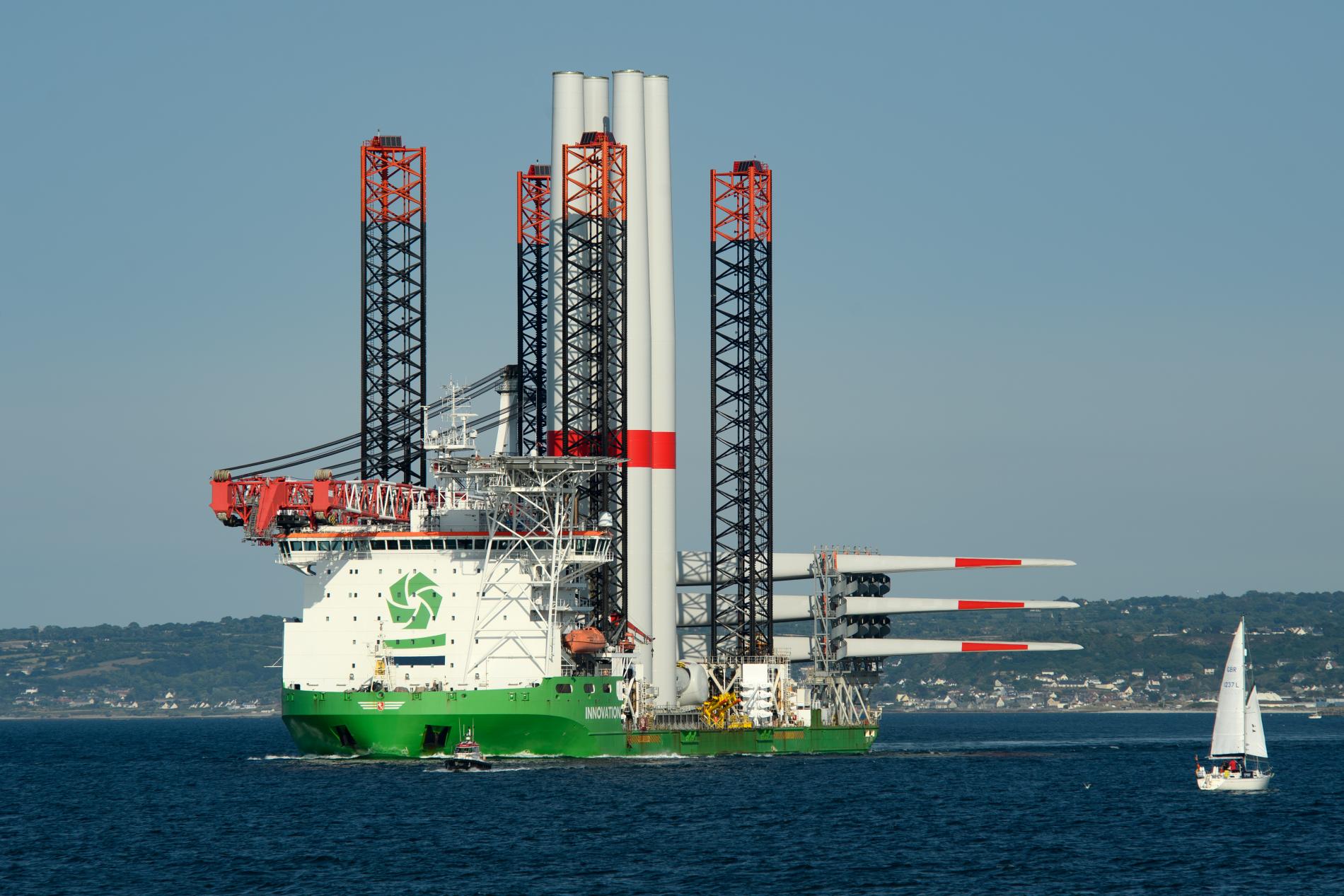 Départ de l'Innovation de Cherbourg